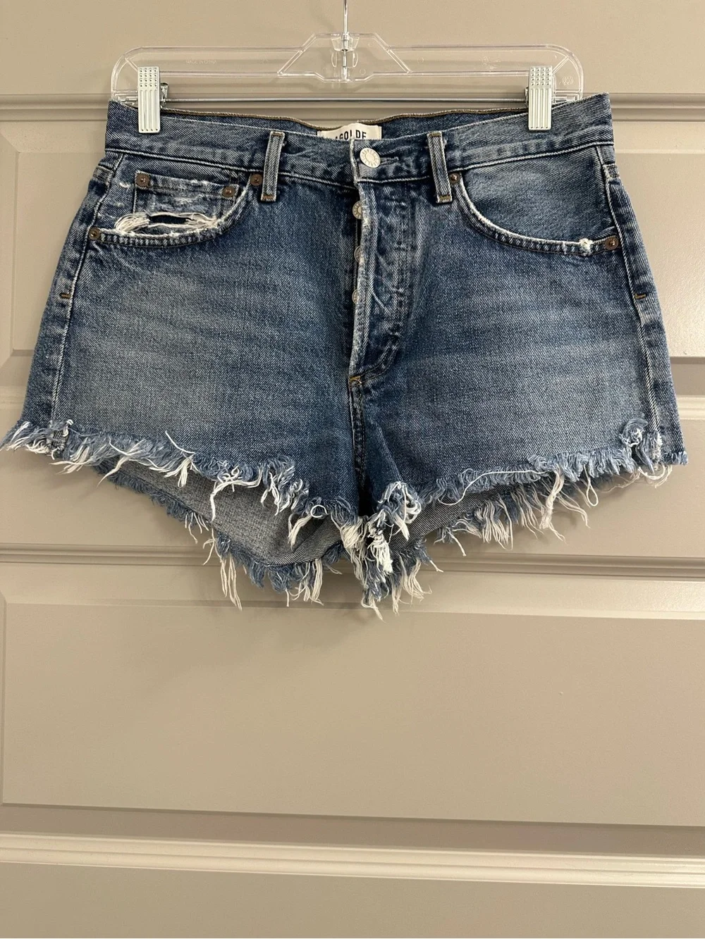 Agolde Parker Denim Shorts